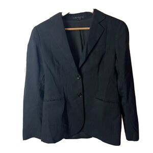 Theory Rory Broadway Wool Blazer Black Size 8 Business Career Work Wear